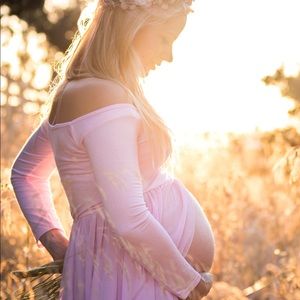 Maternity photo shoot dress